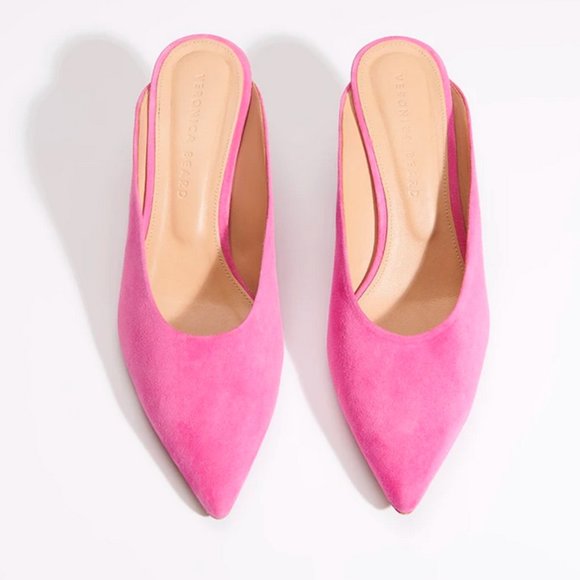Veronica Beard Taran Mule French Rose - Picture 3 of 12
